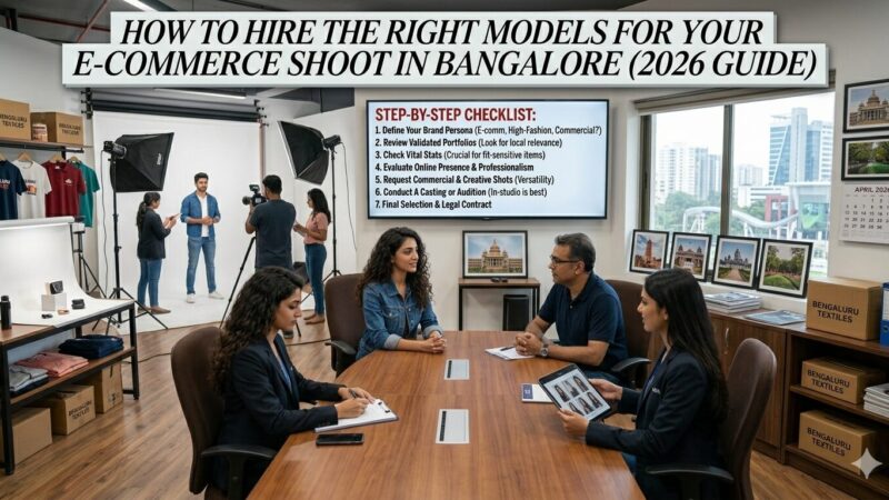 How to Hire the Right Models for Your E-commerce Shoot in Bangalore (2026 Guide)