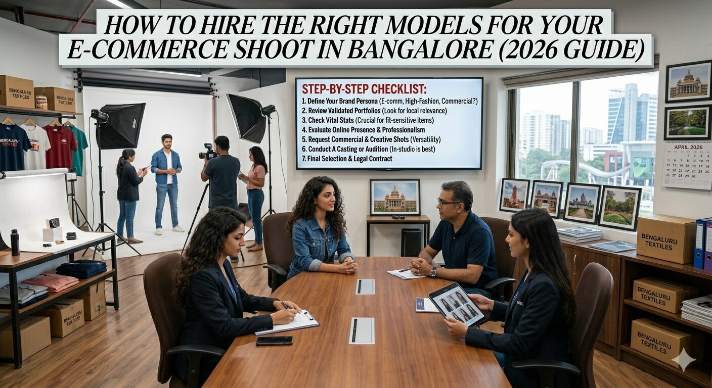 How to Hire the Right Models for Your E-commerce Shoot in Bangalore (2026 Guide)