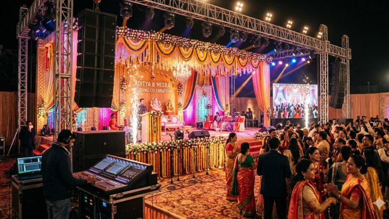Best Sound & PA System Rental in India (2026 Guide for Events & Weddings)