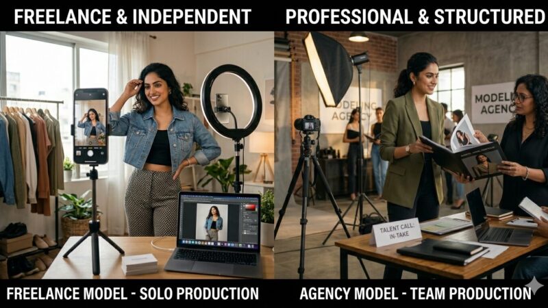 Freelance Modeling vs Agency Modeling What Should You Choose