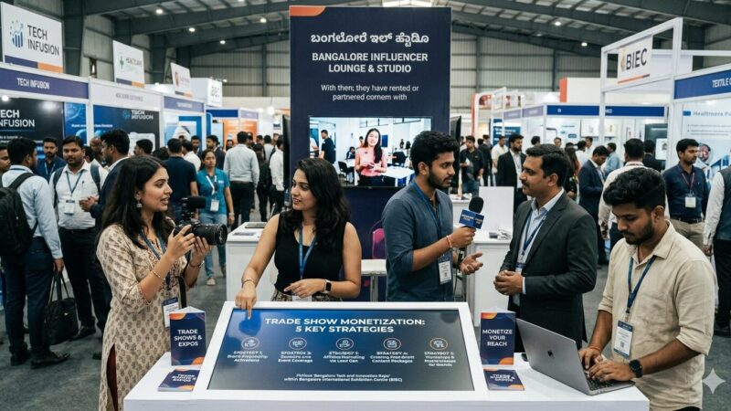 How Bangalore Influencers Can Monetize Major Trade Shows and Expos