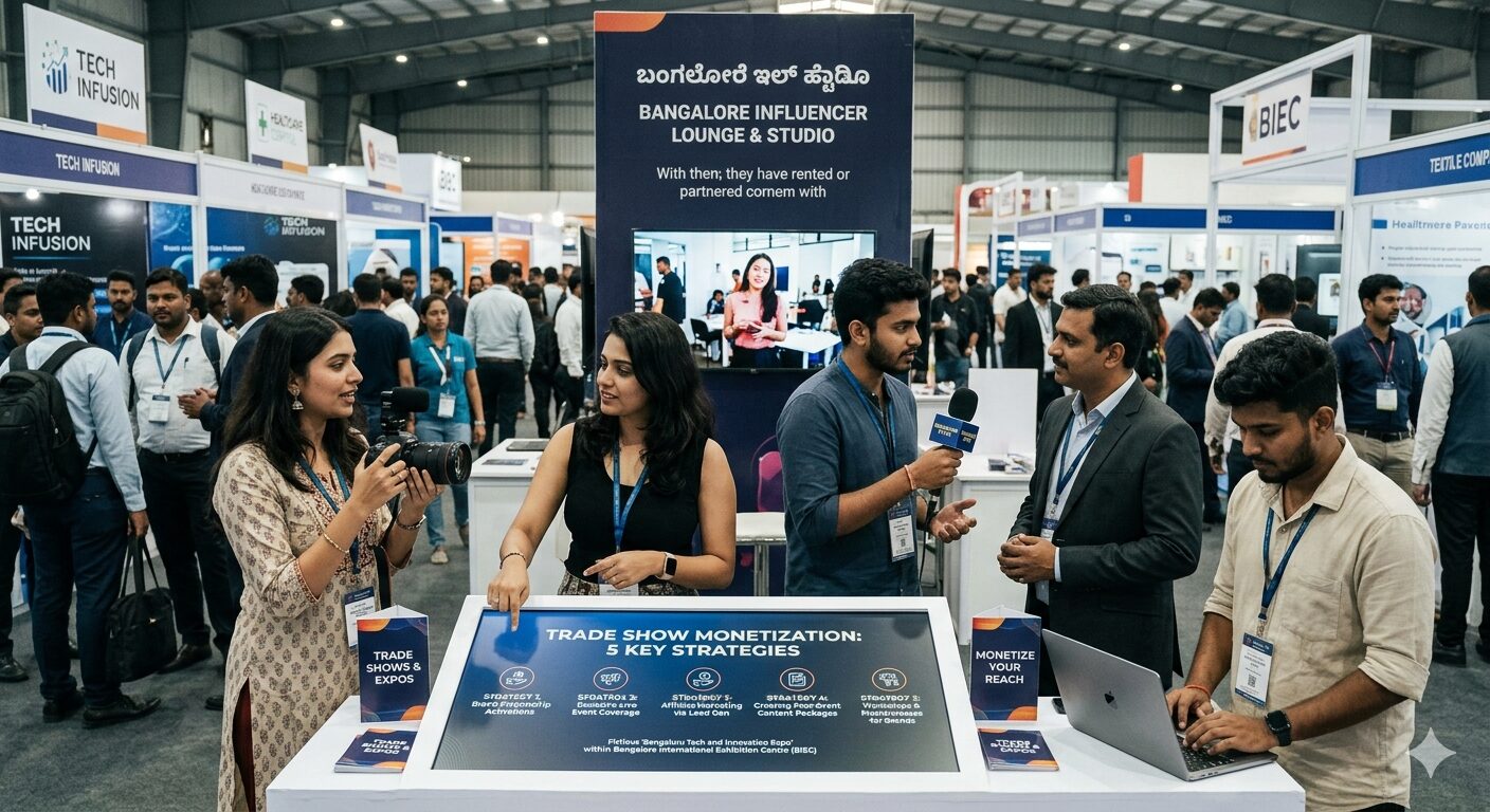 How Bangalore Influencers Can Monetize Major Trade Shows and Expos