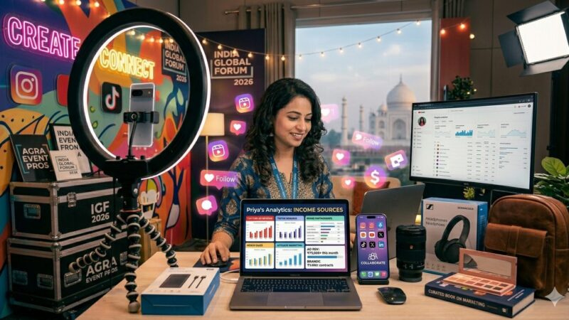 How Influencers Can Build Multiple Income Streams in India