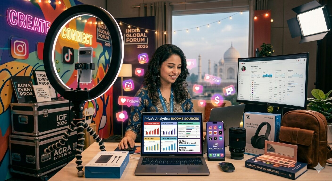 How Influencers Can Build Multiple Income Streams in India