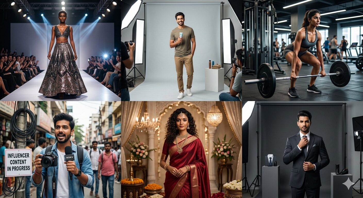 Types of Modeling in India Fashion, Commercial, Fitness & More