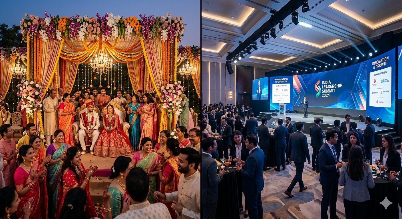 Why Corporate Events Pay More Than Weddings in India