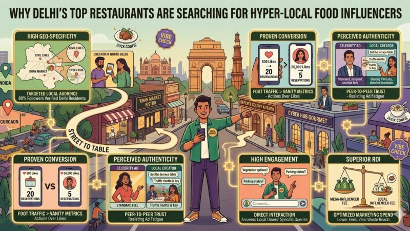 Why Delhi's Top Restaurants Are Searching for Hyper-Local Food Influencers
