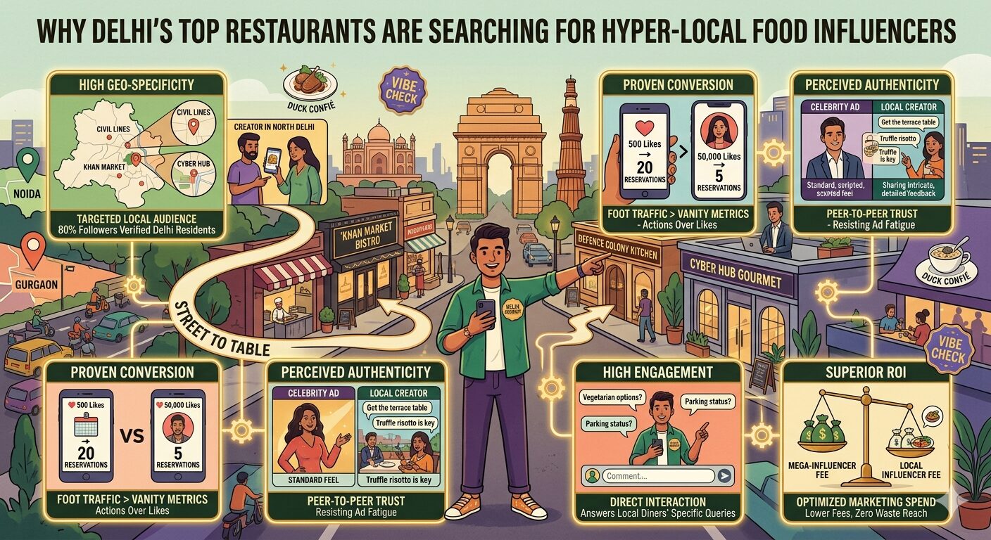 Why Delhi's Top Restaurants Are Searching for Hyper-Local Food Influencers