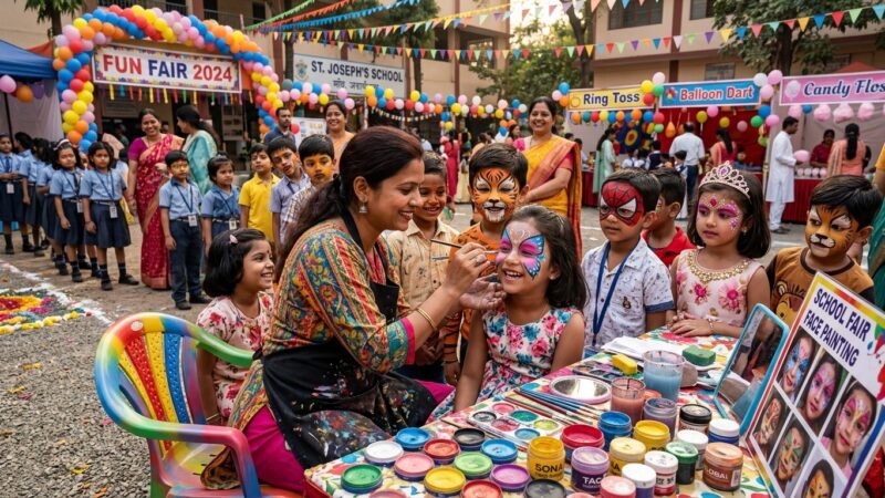 Best Face Painting Ideas for School Events and Carnivals