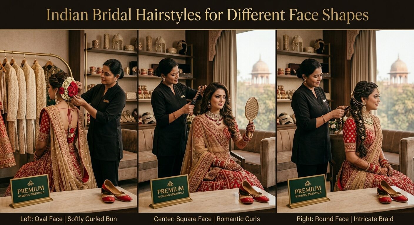 Best Hairstyles for Indian Brides Based on Face Shape