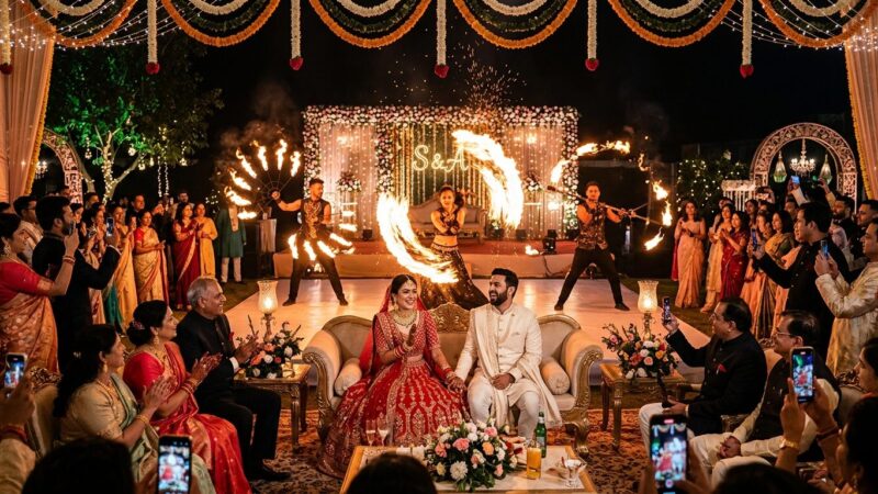 How Fire Artists Add a WOW Factor to Weddings