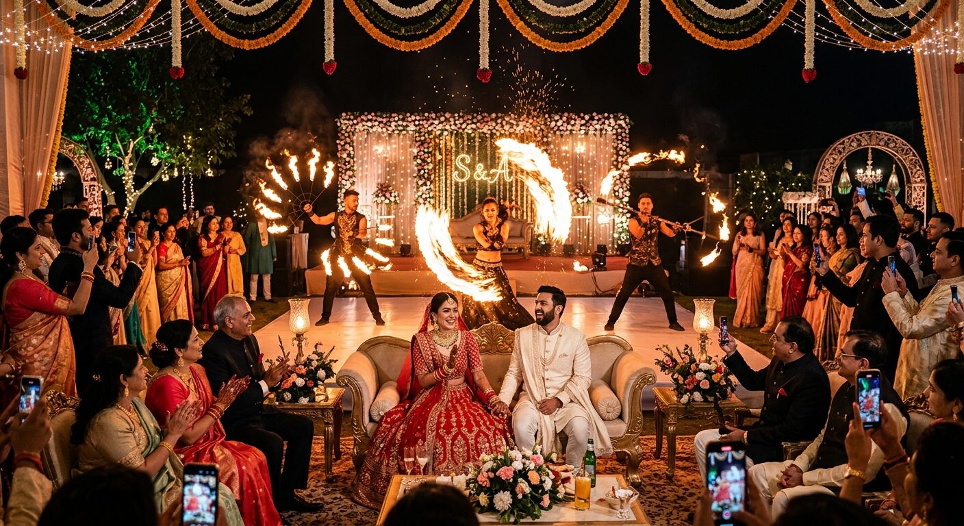 How Fire Artists Add a WOW Factor to Weddings