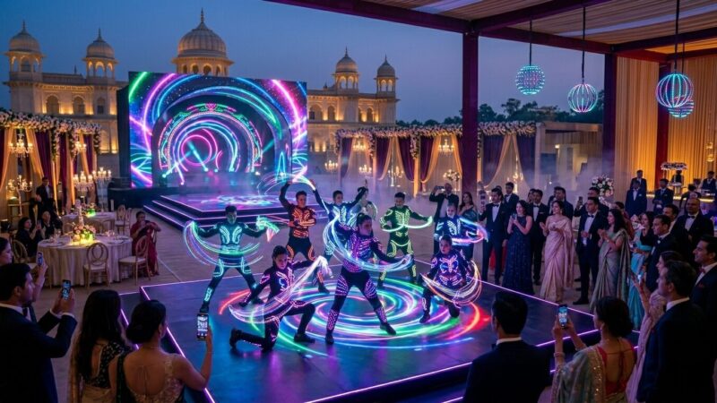 How LED Dance Shows Transform Event Ambience and Guest Engagement