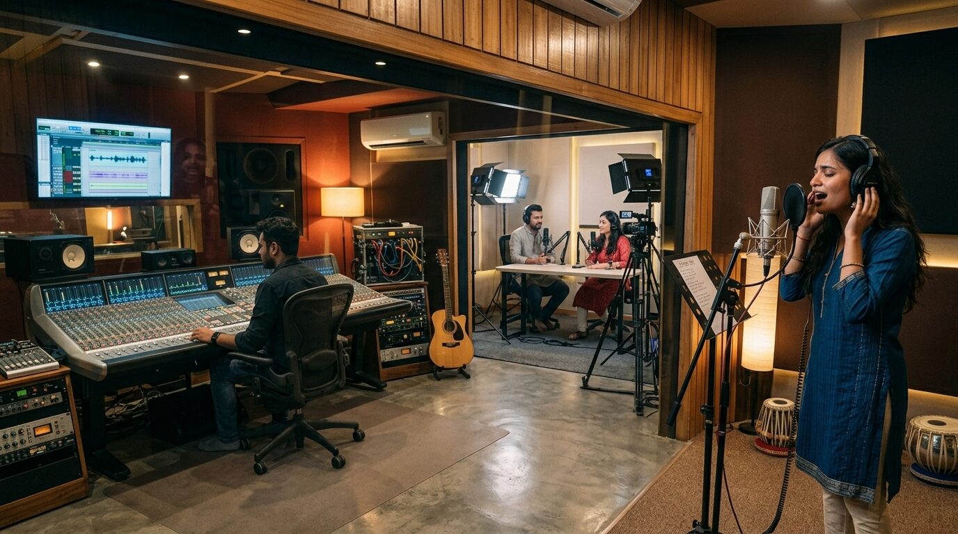 How to Choose the Right Music Studio for Recording Songs and Podcasts