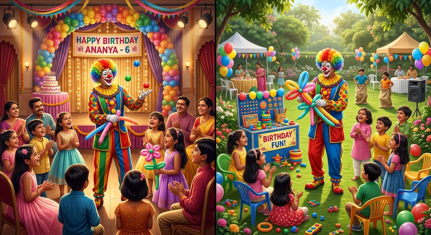 Indoor vs Outdoor Clown Shows Which Works Better