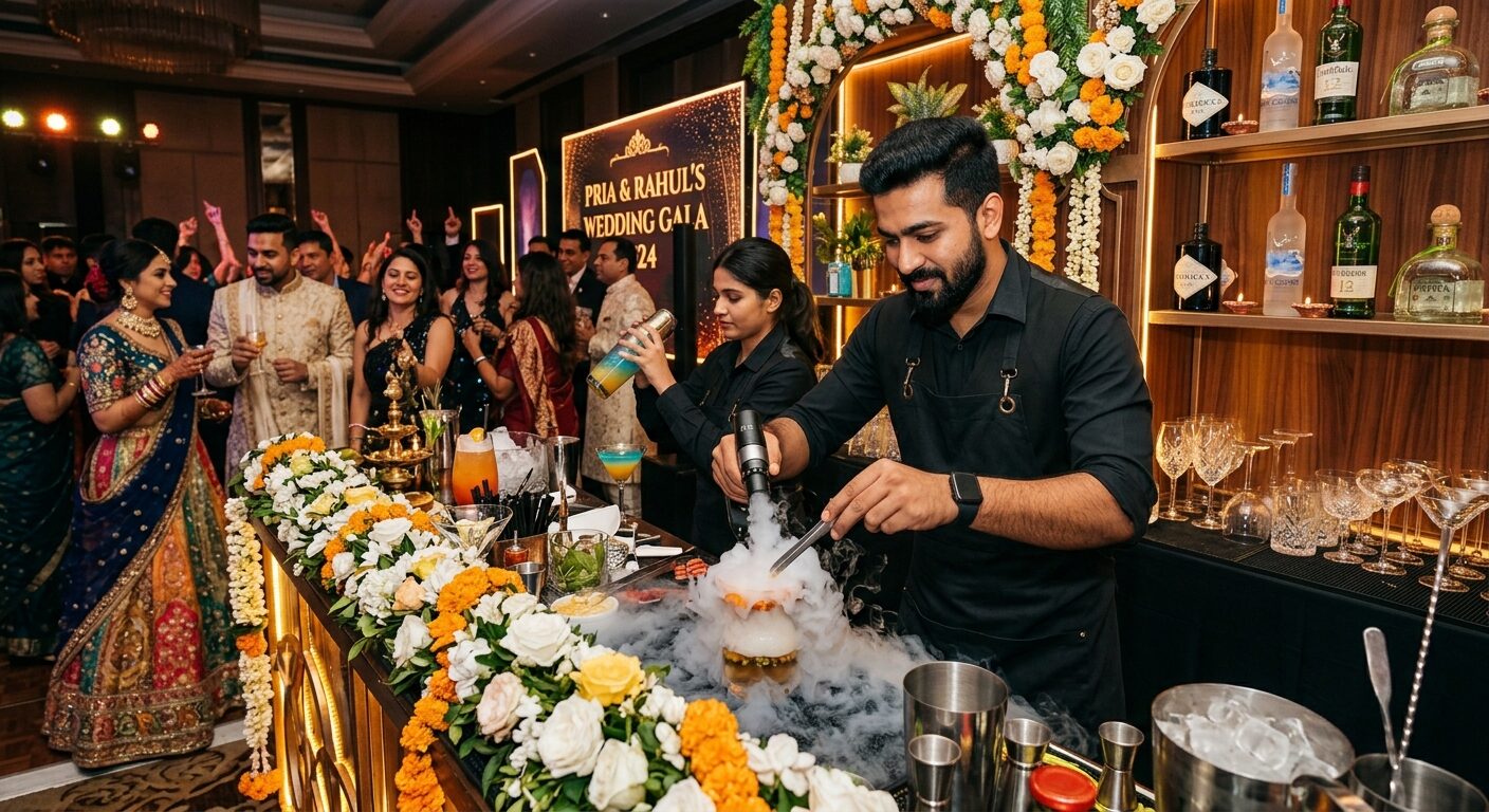 Why Every Indian Wedding Needs a Professional Mixologist