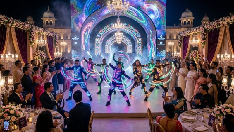 Why LED Dance Shows Are Trending at Modern Weddings and Corporate Events