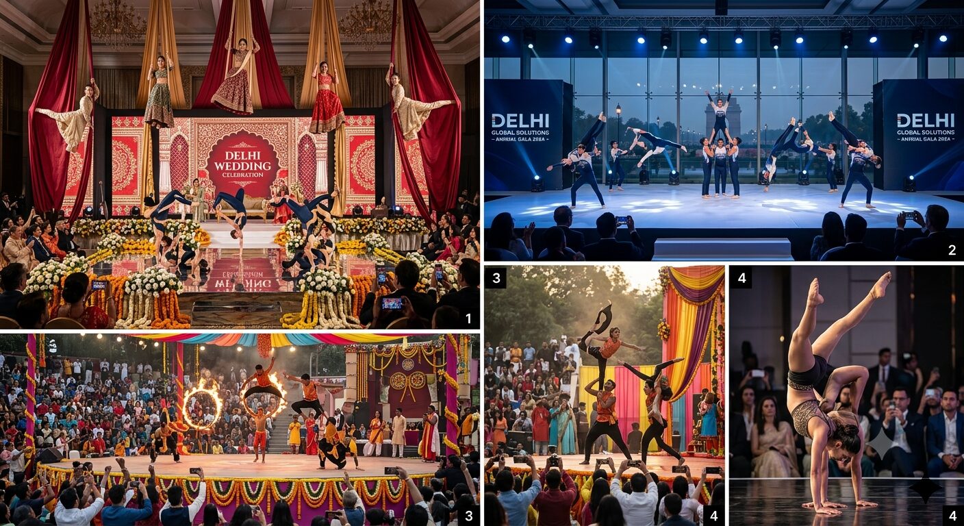 Best Events to Hire Acrobats and Gymnasts in Delhi
