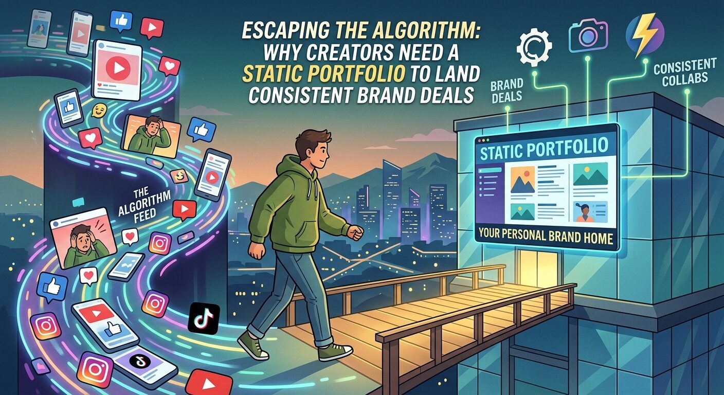 Escaping-the-Algorithm-Why-Creators-Need-a-Static-Portfolio-to-Land-Consistent-Brand-Deals