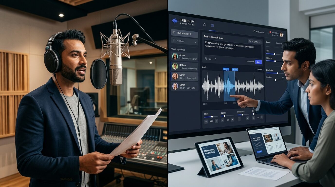 Voice Over Artist vs AI Voice Which Is Better for Your Bran